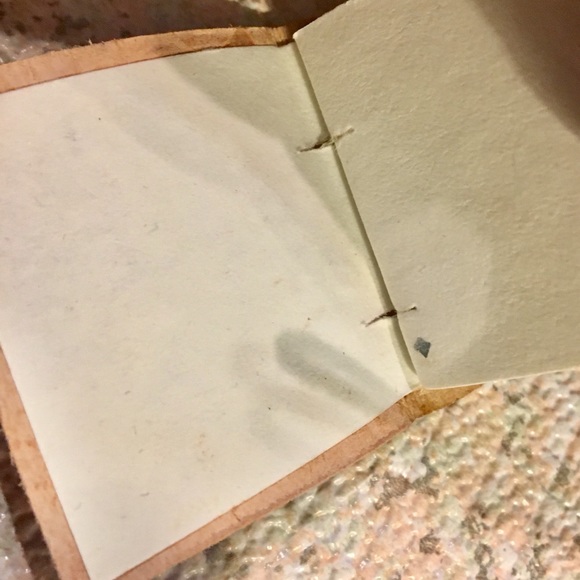 Triple Moon Mini Leather Journal On Keychain - Picture 8 of 8